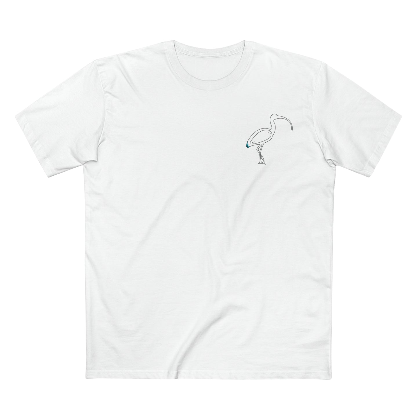 Bin Chicken Crew Shirt - White